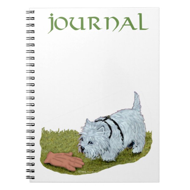 Carnet NOTES sur le West Highland White Terrier (Devant)