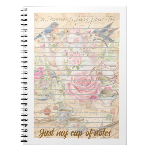 Carnet Notes Tea‑Rifiques | Post‑It® NoNotes avec un jeu  (Devant)