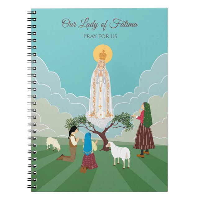 Carnet Notre-Dame de Fatima et les trois bergers (Devant)