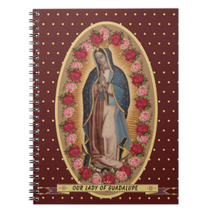 Carnet Notre Dame de Guadalupe Père Noël Maria Vierge esp
