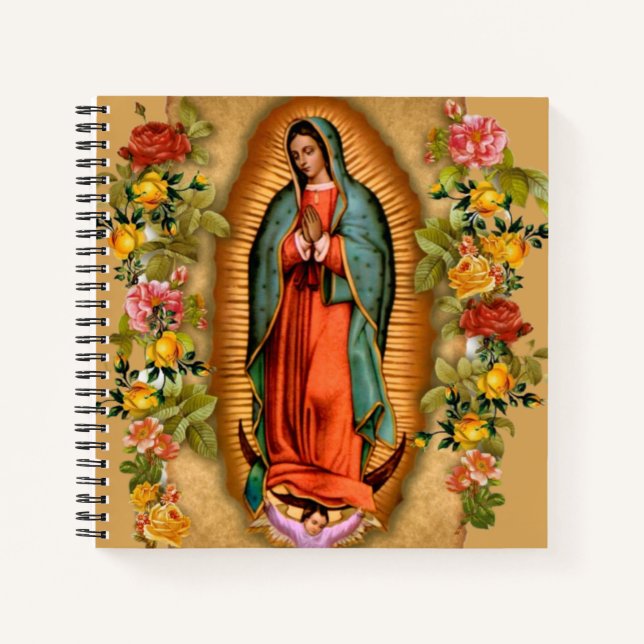 Carnet Notre Dame de Guadalupe Père Noël Maria Vierge esp (Devant)