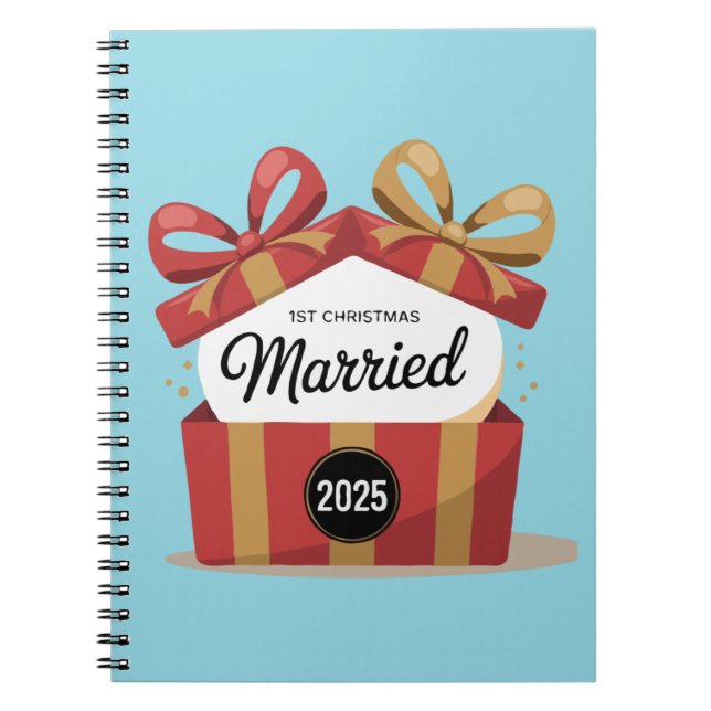 Carnet Notre Premier Noël Mariés 2025 | Keepsa pour jeune (Devant)