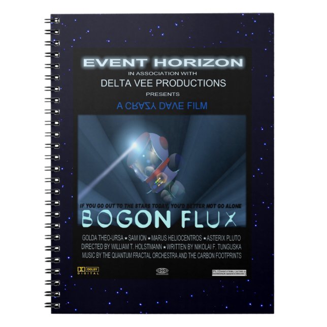 Carnet Nounours dans l'espace (Devant)