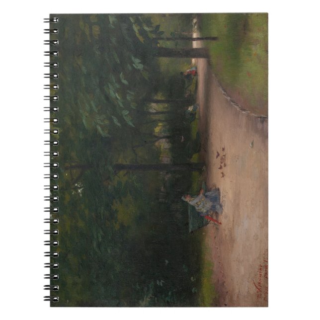 Carnet Nourrir les oiseaux dans le parc (par Paul Peel) (Devant)