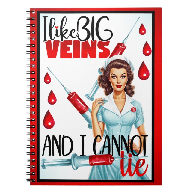 Carnet Nourriture Nostalgale mignonne J'aime les grosses  (Devant)