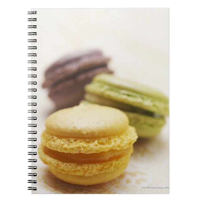 Carnet Nourriture, Vaisselle, Dessert, Cookie, Français, (Devant)