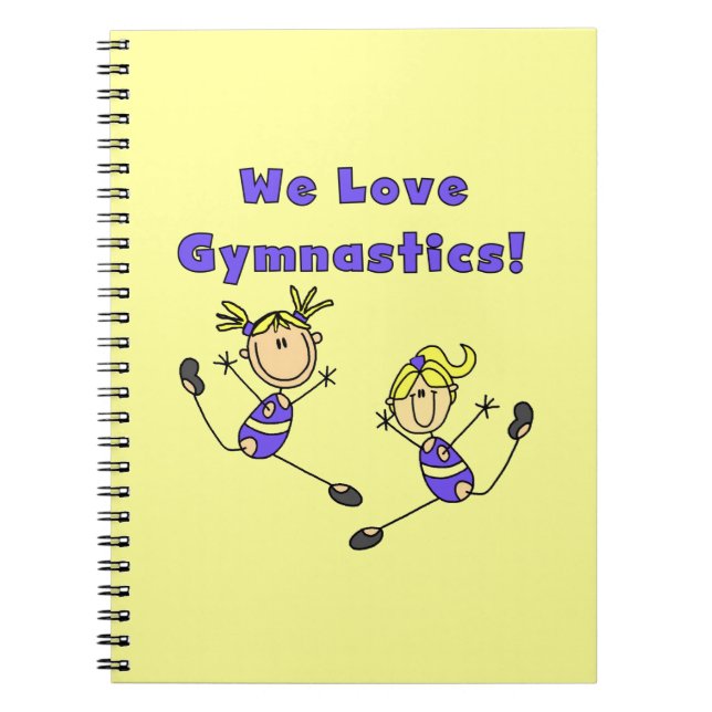 Carnet Nous aimons la gymnastique (Devant)