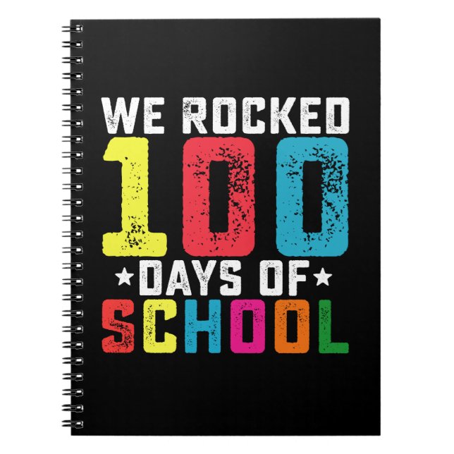 Carnet Nous avons cartonné 100 jours d'école Professeur É (Devant)