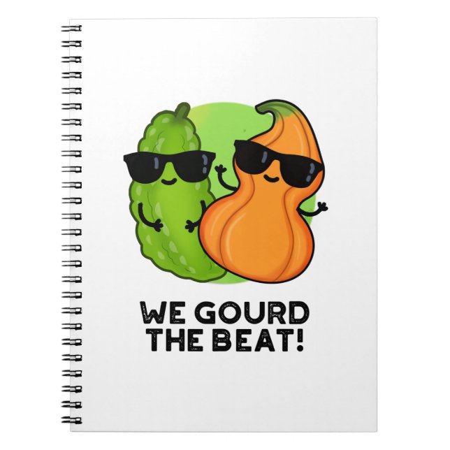 Carnet Nous avons eu le rythme Pun de légume drôle de Gou (Devant)