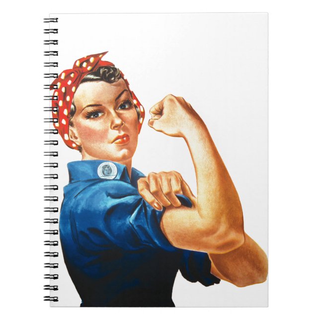 Carnet Nous pouvons le faire Rosie la riveteuse femmes po (Devant)