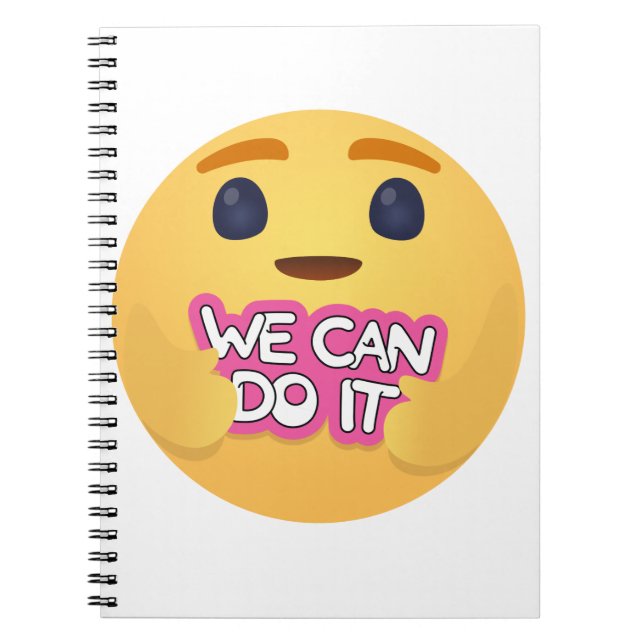 Carnet Nous pouvons le faire soin Emojis (Devant)