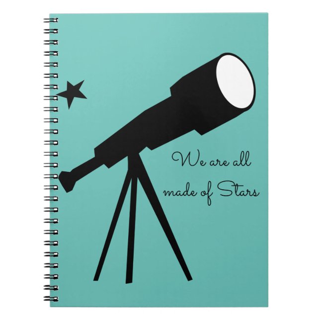 Carnet Nous sommes tous faits de télescope Stars (Devant)