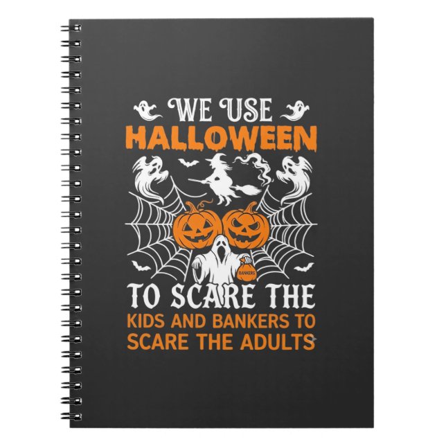 Carnet Nous utilisons Halloween Scar Ghost Citrouilles So (Devant)