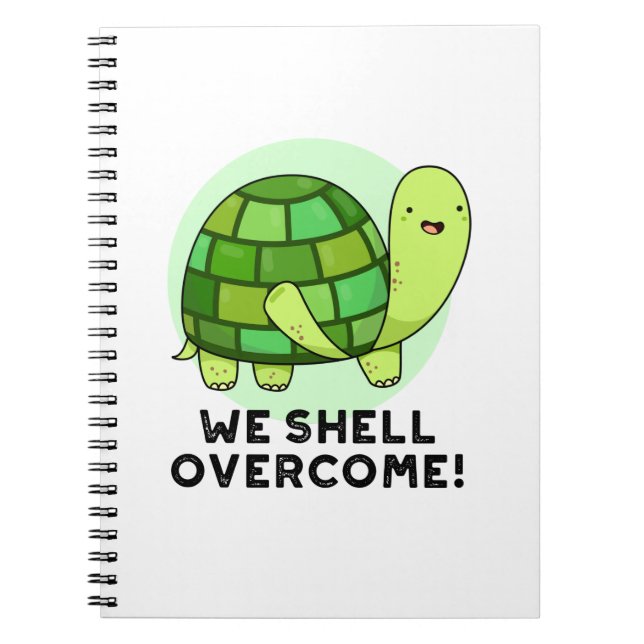 Carnet Nous Vaincrons Blague Drôle de Tortue (Devant)