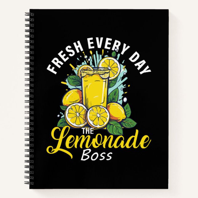 Carnet Nouveau Chaque Jour Le Patron De Limonade (Devant)