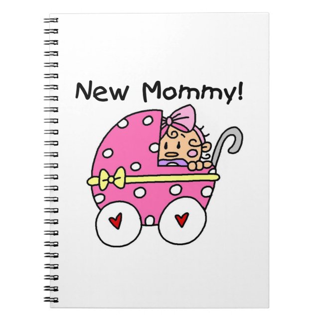 Carnet Nouveaux cadeaux de fille maman bébé (Devant)