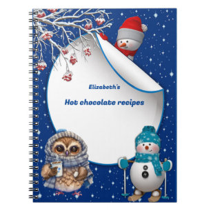 Carnet Nouvel An 2023 hiver Recettes de chocolat chaud