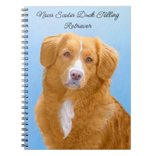 Carnet Nouvelle-Écosse Peinture de chien pour l'essayeur