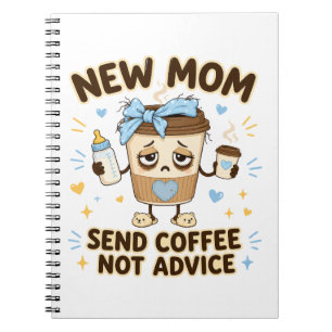 Carnet Nouvelle Maman Envoyez Café Pas Conseils Drôle Nou