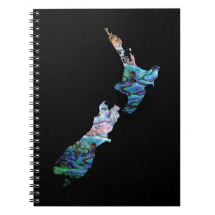 CARNET NOUVELLE-ZÉLANDE CARTE PAUA