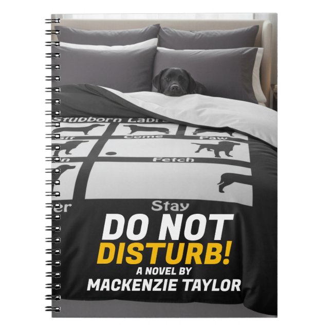 Carnet Novelty Book Cover Personalized With Own Text (Devant)