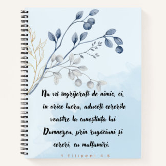 Carnet Nu va ingrijorati de nimic Caiet cu spirala