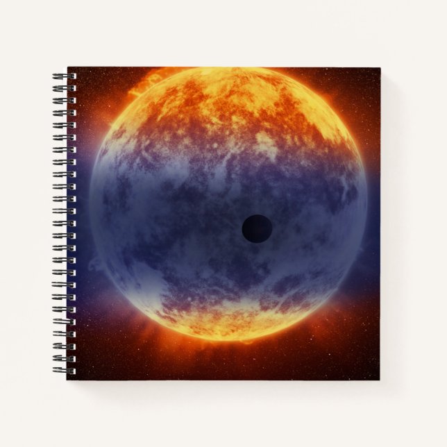 Carnet Nuage De Gaz Hydrogène Au Large De L'Exoplanète Gj (Devant)