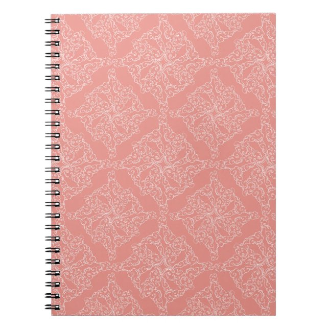 Carnet Nuages 1 en rose (Devant)