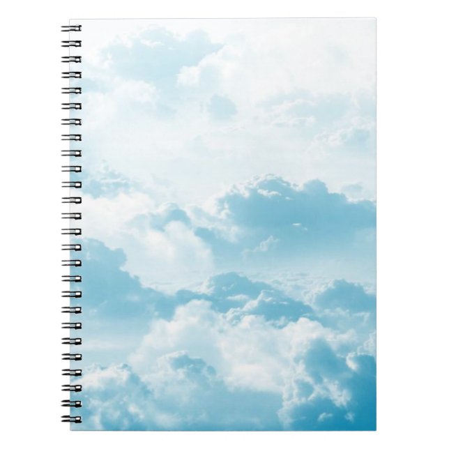 Carnet Nuages ciel cartographier images vectorielles (Devant)