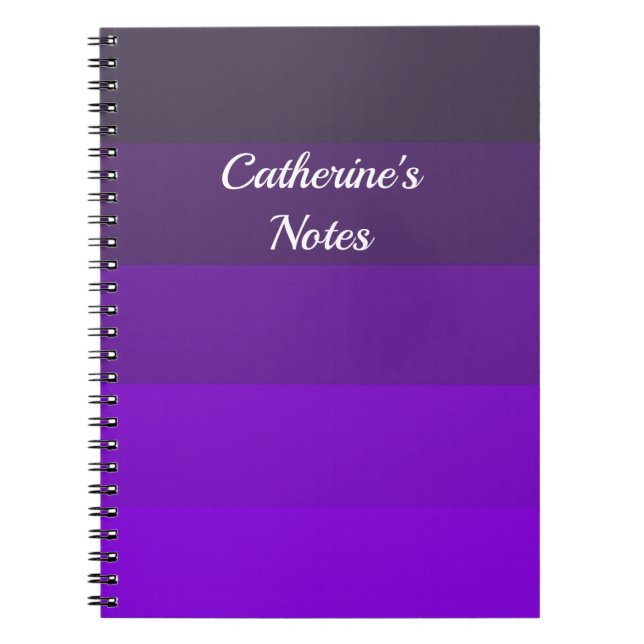 Carnet Nuances de pourpres (Devant)