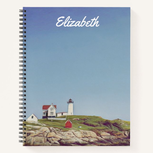 Carnet Nubble Lighthouse Ordinateur portable personnalisé (Devant)