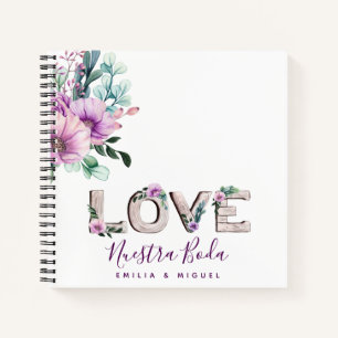 Carnet NUESTRA BODA Planificación o libro de visitas