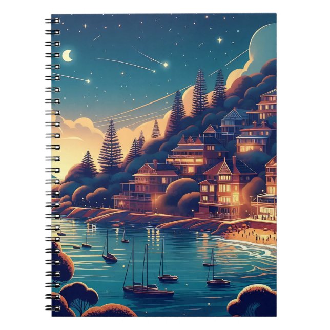 Carnet Nuit Côtière Enchantée (Devant)