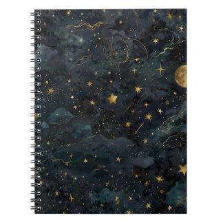 Carnet Nuit étoilée céleste