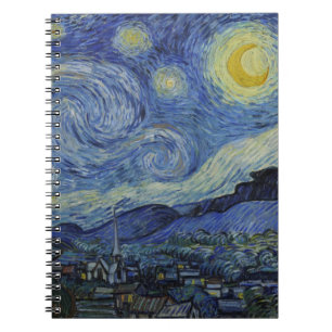 Carnet "Nuit étoilée" par Van Gogh