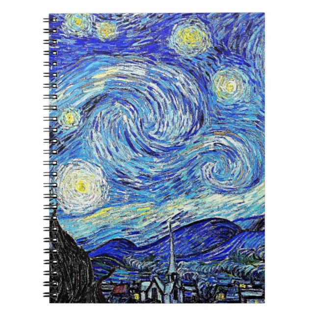 Carnet Nuit étoilée Sky vintage (Devant)