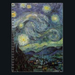 Carnet Nuit étoilée - van Gogh<br><div class="desc">De la lampe du mineur de Nuenen à celle qu'il plaça sur son rebord de fenêtre suivant la scène avec Gauguin ; de la vedette du soir il nota en 1875 dans Corot Olive Orchard à la lettre qu'il écrivit à son frère en août 1888, dans laquelle il disait :...</div>