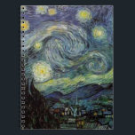 Carnet Nuit étoilée - van Gogh<br><div class="desc">De la lampe du mineur de Nuenen à celle qu'il plaça sur son rebord de fenêtre suivant la scène avec Gauguin ; de la vedette du soir il nota en 1875 dans Corot Olive Orchard à la lettre qu'il écrivit à son frère en août 1888, dans laquelle il disait :...</div>