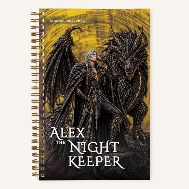 Carnet Nuit Fantastique Dragon Aventure Mythique (Recto)