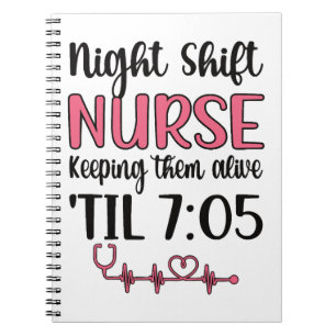 Carnet Nuit Shift Nurse Week Nuit Shift Nurse Funny