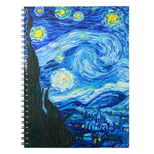 Carnet Nuit Van Gogh Starry (Devant)