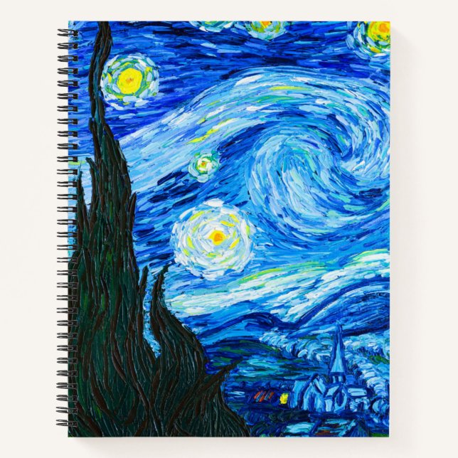 Carnet Nuit Van Gogh Starry (Devant)