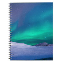 Nuit verte animée Aurora boréale