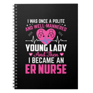 Carnet Nurse Gift I Was Once The Nice Nurse