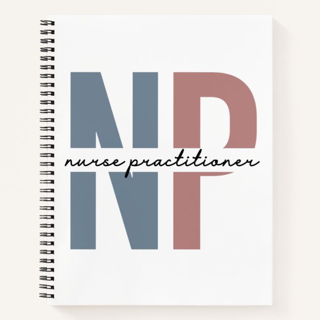 Carnet Nurse Practitioner NP nurse appreciation gifts (Devant)