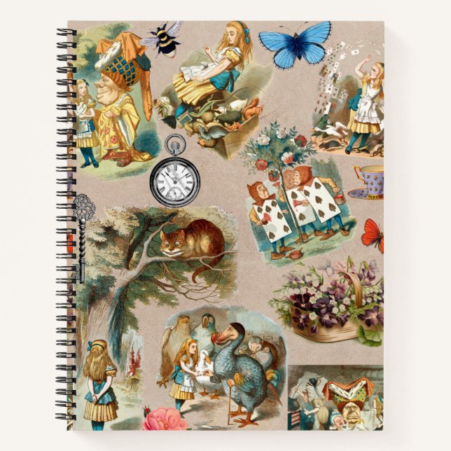 Carnet Nursery Alice Colorful 1800s Classic Wonderland (Devant)