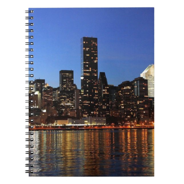 Carnet NYC New York City Manhattan Nuit (Devant)