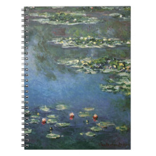 Carnet Nymphéas par Claude Monet, Fleurs Vintage