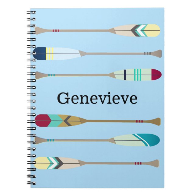 Carnet Oars de style vintage (Devant)