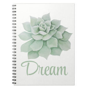 Carnet Objectifs de rêves succulents Succès Motivation